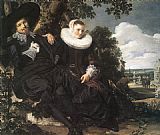 Married Couple in a Garden by Frans Hals